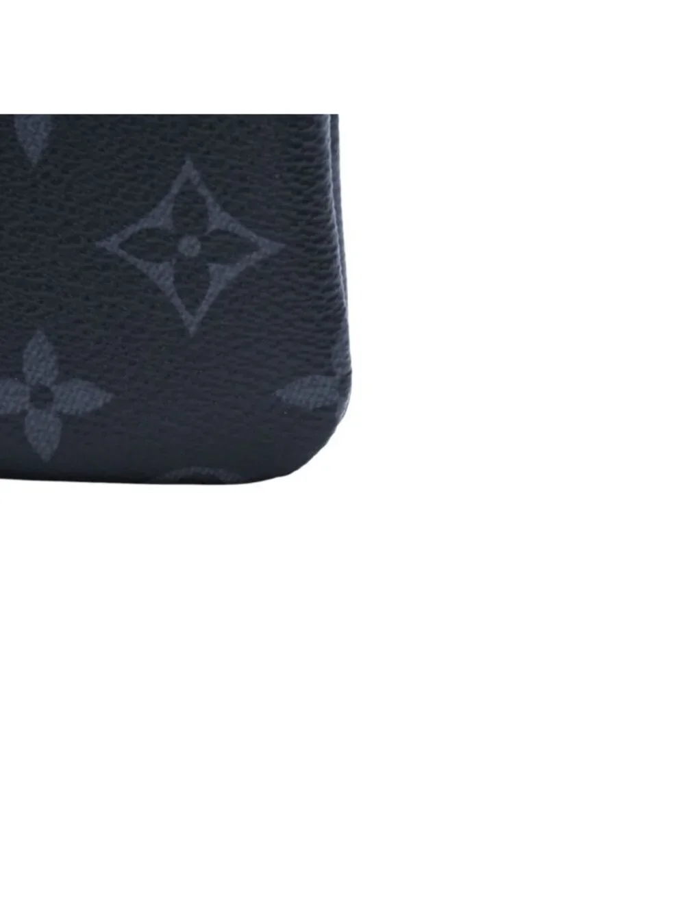 Louis Vuitton Pochette Cles Coin Purse Monogram Eclipse Black
